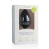 Easytoys Diamond - plug anal negro con joya grande blanca