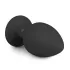 Easytoys Diamond - plug anal con joya blanca - grande - negro