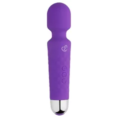 EasyToys - mini varita vibradora recargable - silicona lila