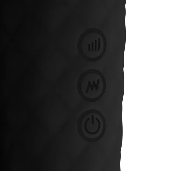 EasyToys - mini varita vibradora recargable - silicona negra