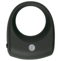 Easytoys - Anillo Vibrador Negro para Placer Masculino