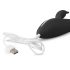 /Sway No.2 - vibrador recargable con estimulador de clítoris (negro)