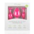 Easytoys Diamond - set de plugs anales (rosa)
