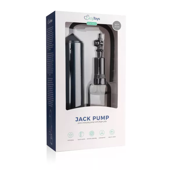 Easytoys - bomba de vacío para pene - con agarre de dedo - negro