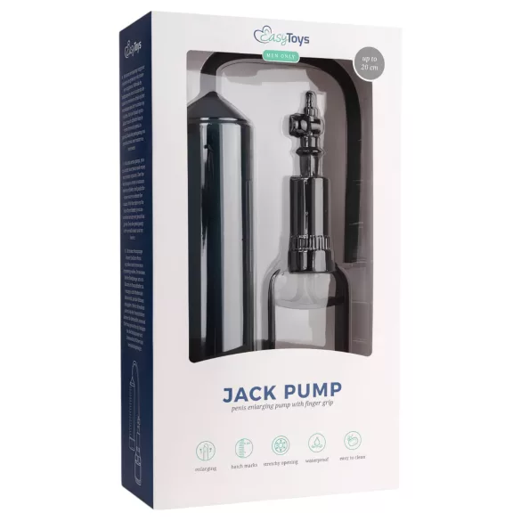 Easytoys - bomba de vacío para pene - con agarre de dedo - negro
