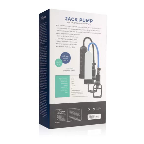 Easytoys - bomba de vacío para pene - con agarre de dedo - negro