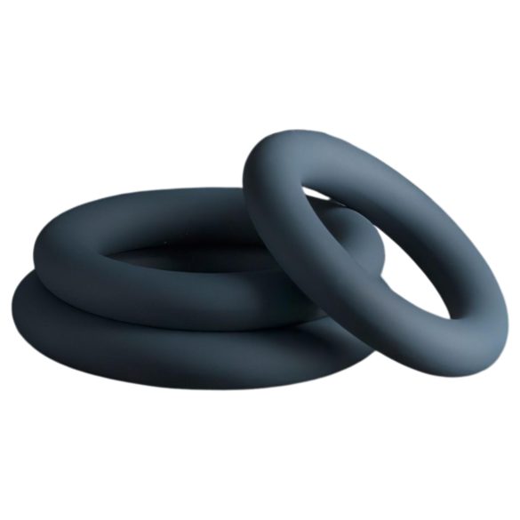 Boners - set de anillos para pene - 3 unidades - gris