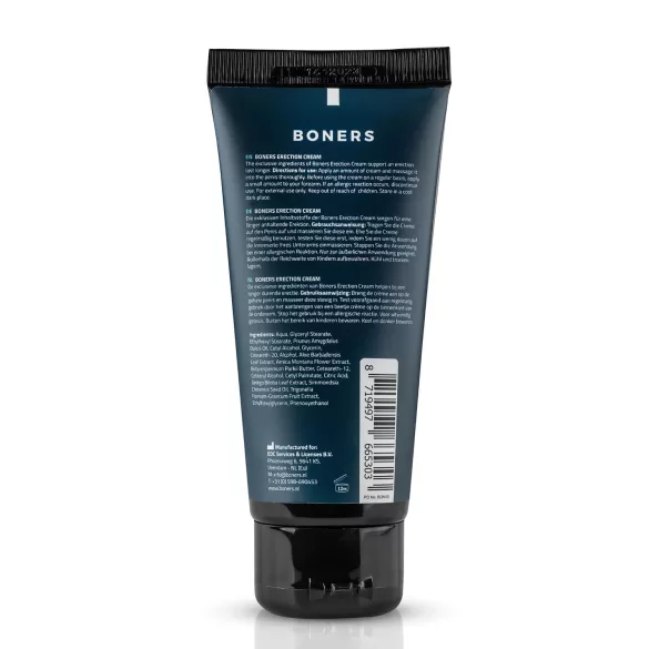 Boners - crema estimulante para erección masculina - 100 ml