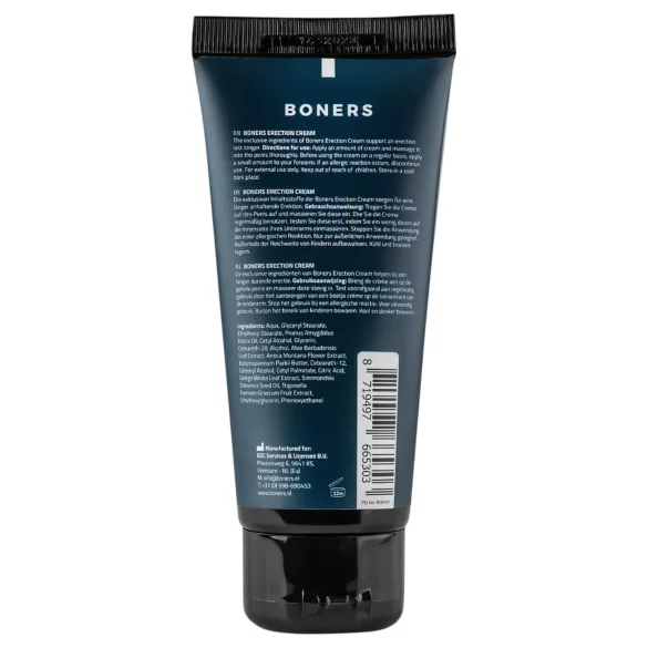 Boners - crema estimulante para erección masculina - 100 ml