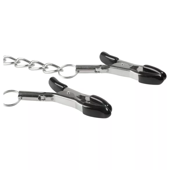 EasyToys - pinzas para pezones con cadena - metal - 2 unidades