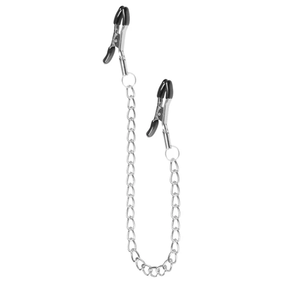 EasyToys - pinzas para pezones con cadena - metal - 2 unidades