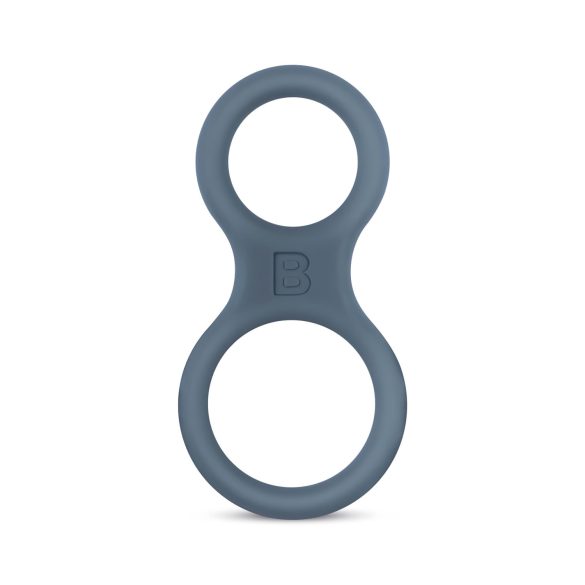 Aros Clásicos Boners - anillo doble para pene y testículos (gris)