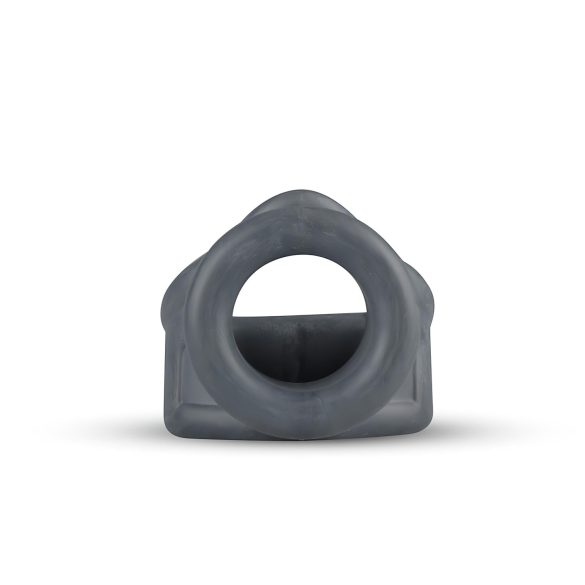 Boners - anillo para pene y testículos 2 en 1 - silicona gris