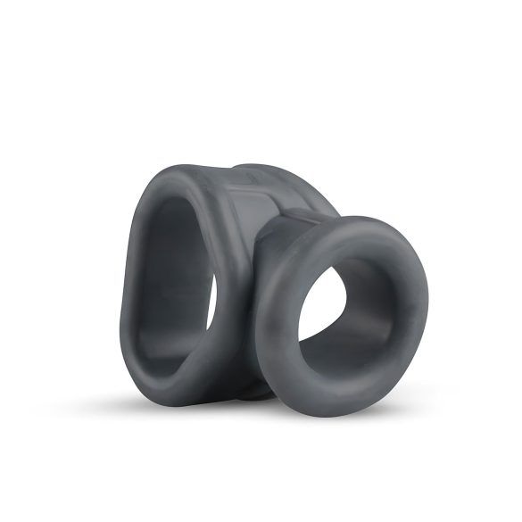 Boners - anillo para pene y testículos 2 en 1 - silicona gris