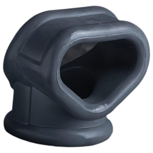 Boners - anillo para pene y testículos 2 en 1 - silicona gris
