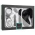 LoveBoxxx Me Encantan los Diamantes - Set de Ataduras de 6 Piezas - Negro y Plata