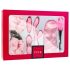 LoveBoxxx I Love Pink - set vibrador y ataduras (6 pzas) - rosa