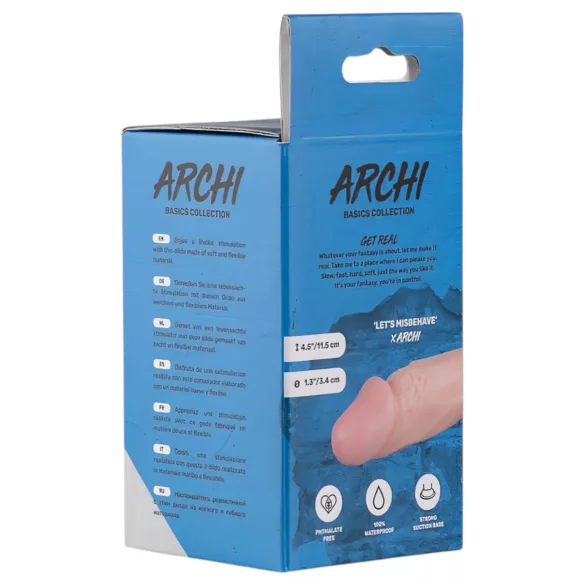 Real Fantasy Archi - dildo realista - 11,5 cm - color natural