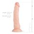 Real Fantasy Dylan - Dildo realista 23 cm (natural)