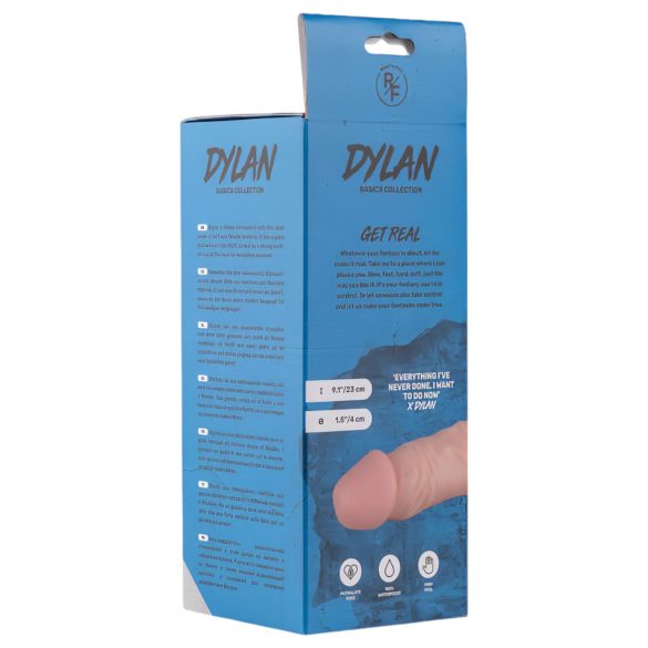 Real Fantasy Dylan - consolador realista - 23 cm - color natural