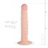 Real Fantasy Scott - Dildo Realista - 25cm (Color Natural)