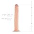 Real Fantasy Shawn - dildo realista grande - 35 cm color natural