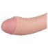 Real Fantasy Vince - Dildo con testículos y prepucio - 19.5 cm (natural)