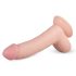 Acantilado de Fantasía Real - Dildo realista con testículos - 22cm (natural)
