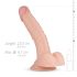 Real Fantasy Derek - Dildo realista con testículos 22 cm (natural)