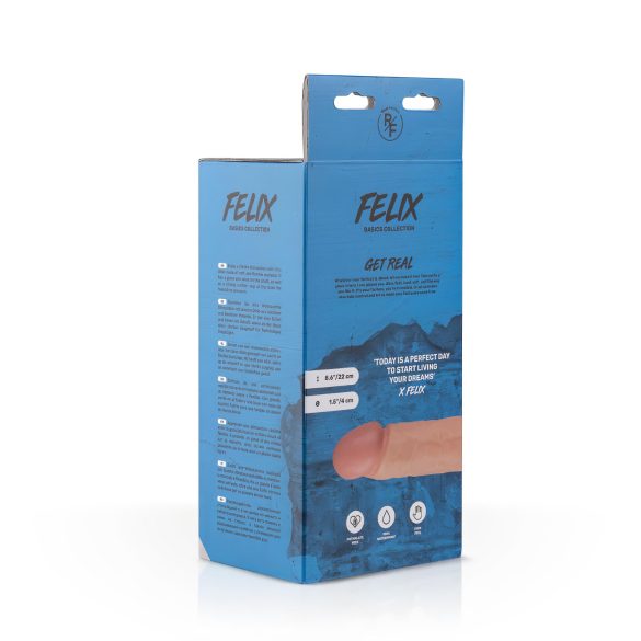 Real Fantasy Felix - dildo realista con testículos - 22cm - color natural