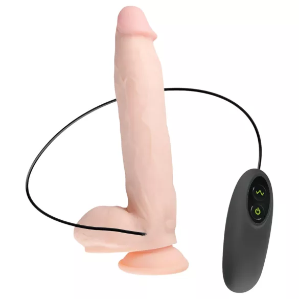Real Fantasy Dwane - vibrador realista recargable - 31cm color natural