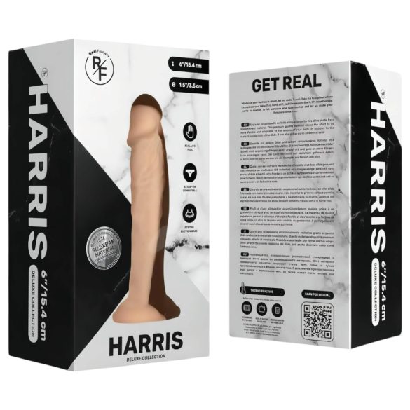 Real Fantasy Harris - consolador realista - 15 cm - color natural