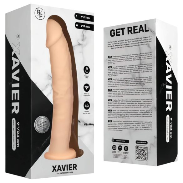Real Fantasy Xavier - consolador realista - 23cm - color natural