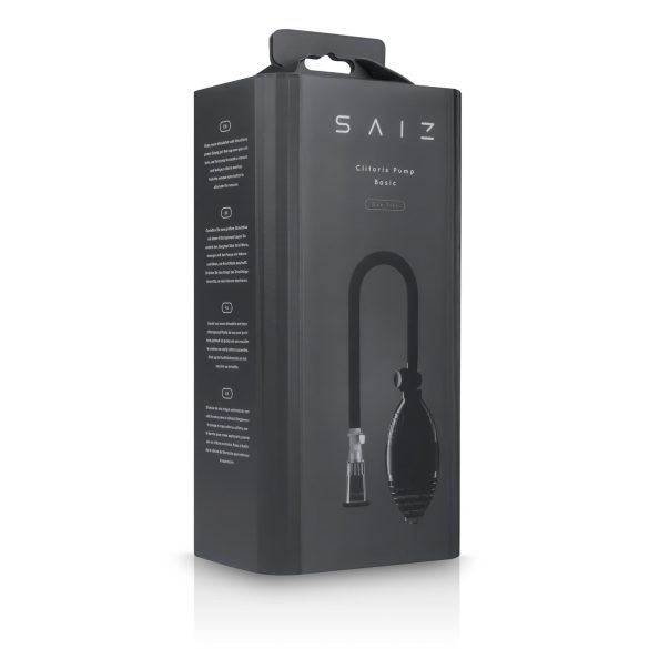 Saiz Basic - Bomba de Clítoris (transparente-negro)