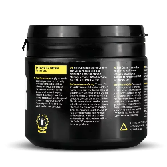 BUTTR - Crema lubricante para fisting - base acuosa - 500ml