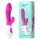 Teazers - vibrador realista con palanca para el clítoris (rosa)