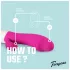 Teazers - vibrador realista con palanca para el clítoris (rosa)
