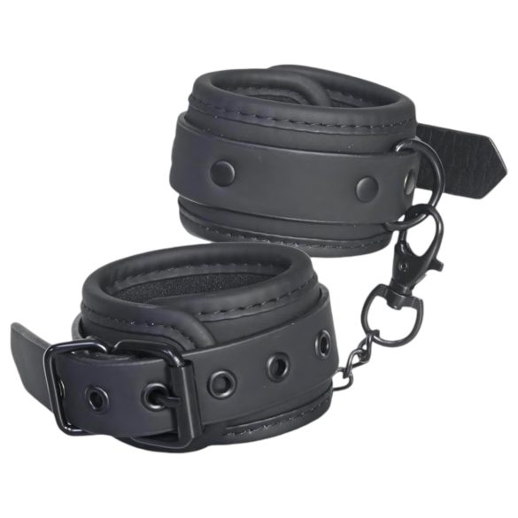 Blaze - esposas con correas ajustables (negro)