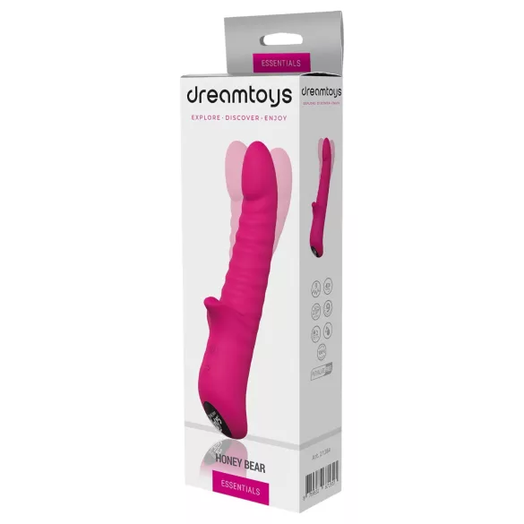 Essentials Honey Bear - vibrador rotatorio - silicona rosa