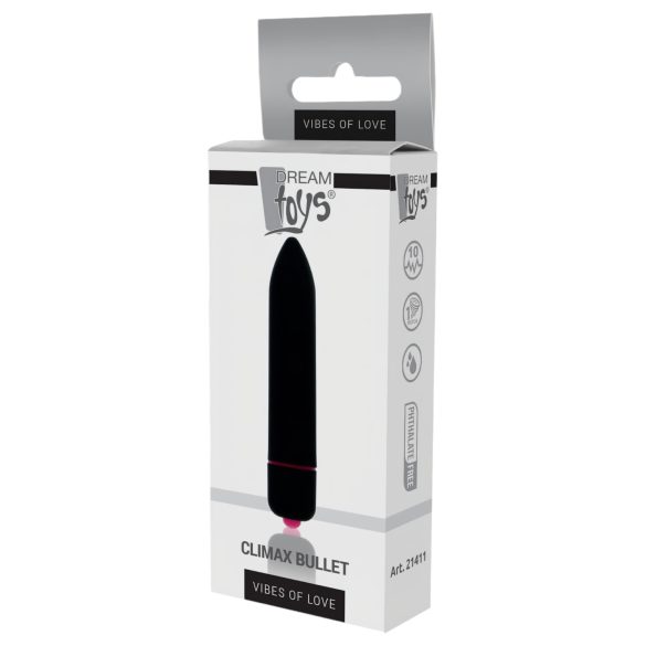 Vibes of Love Climax - vibrador tipo bala - negro