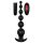Cheeky Love - vibrador anal recargable con cuentas (negro)
