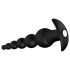 Cheeky Love - vibrador anal recargable con cuentas (negro)