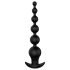 Cheeky Love - vibrador anal recargable con cuentas (negro)