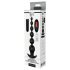 Cheeky Love - vibrador anal recargable con cuentas (negro)
