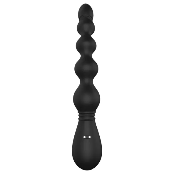 Cheeky Love - vibrador anal recargable con perlas - silicona negra
