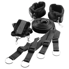 Dreamtoys Blaze - juego de ataduras para cama (negro)