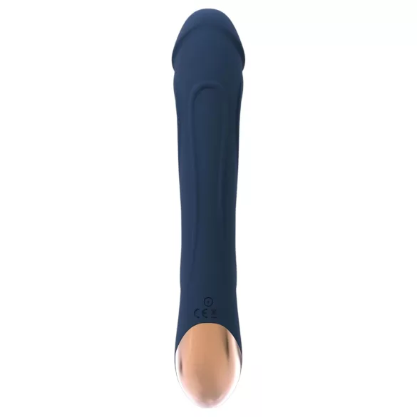 Goddess Boreas - vibrador punto G recargable con calor - silicona azul