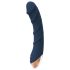 Goddess Atlas - Vibrador recargable, impermeable y calefactable para punto G (azul)