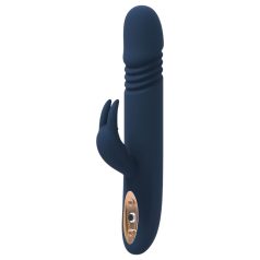   Goddess Zephyros - azul, vibrador con brazo para clítoris, resistente al agua