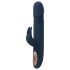 Diosa Zephyros - Vibrador azul resistente al agua con estimulador de clítoris